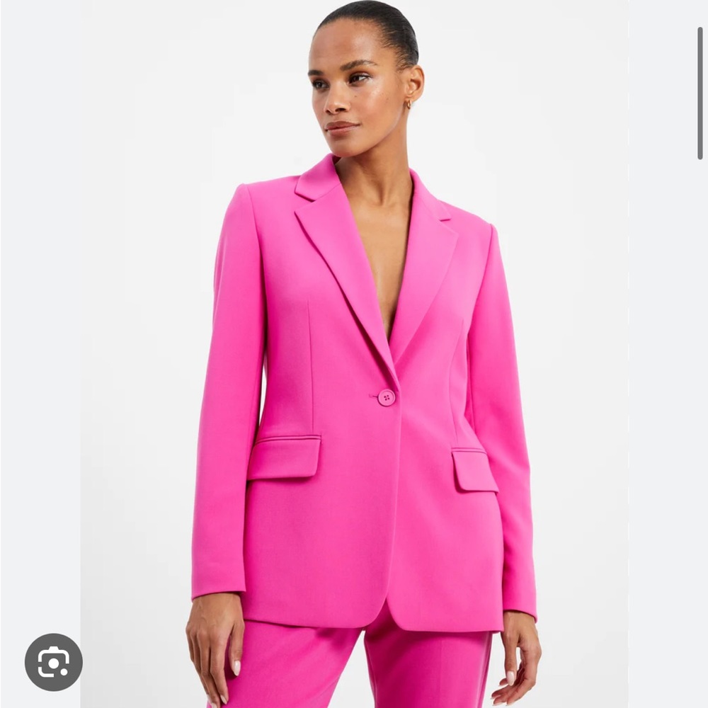 New French Connection Whisper jacket in pink